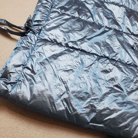 Anthropologie Pilcro Puffer Vest Blue Tie Sides quilted puffer one size - Picture 3 of 10